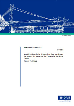 Modélisation de la dispersion des particules de plomb du panache de l’incendie de Notre Dame