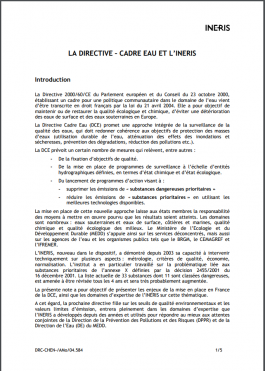 LA DIRECTIVE – CADRE EAU ET L’INERIS.PNG